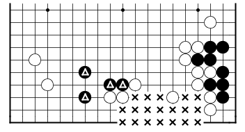 Black needs to reinforce; White has solid territory.